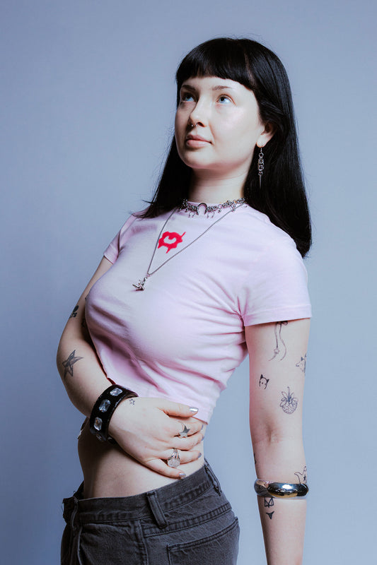 Spinal Baby Tee - Pink