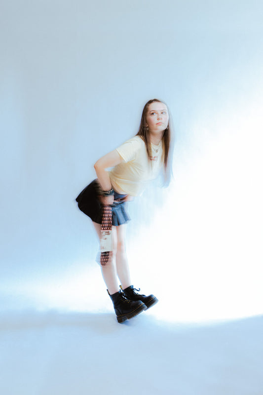 Spinal Baby Tee - Pale Yellow