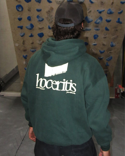 Looking Out Green Hoodie